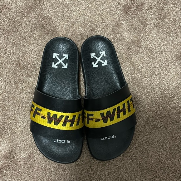 Off-White Pool Slides - Picture 1 of 2